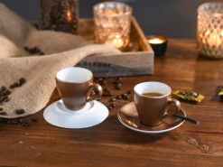 Creatable Geschirrset|Golden Days - Espressoset 4-tlg - Weiss