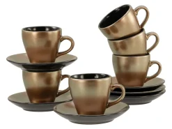 Creatable Geschirrset|Golden Days - Espressoset 12-tlg - Weiss