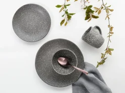 Creatable Geschirrset|Granit - Kombiservice 16-tlg - Grau