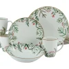 Creatable Geschirrset|Greenery Leaves - Kombiservice 16-tlg - Weiss