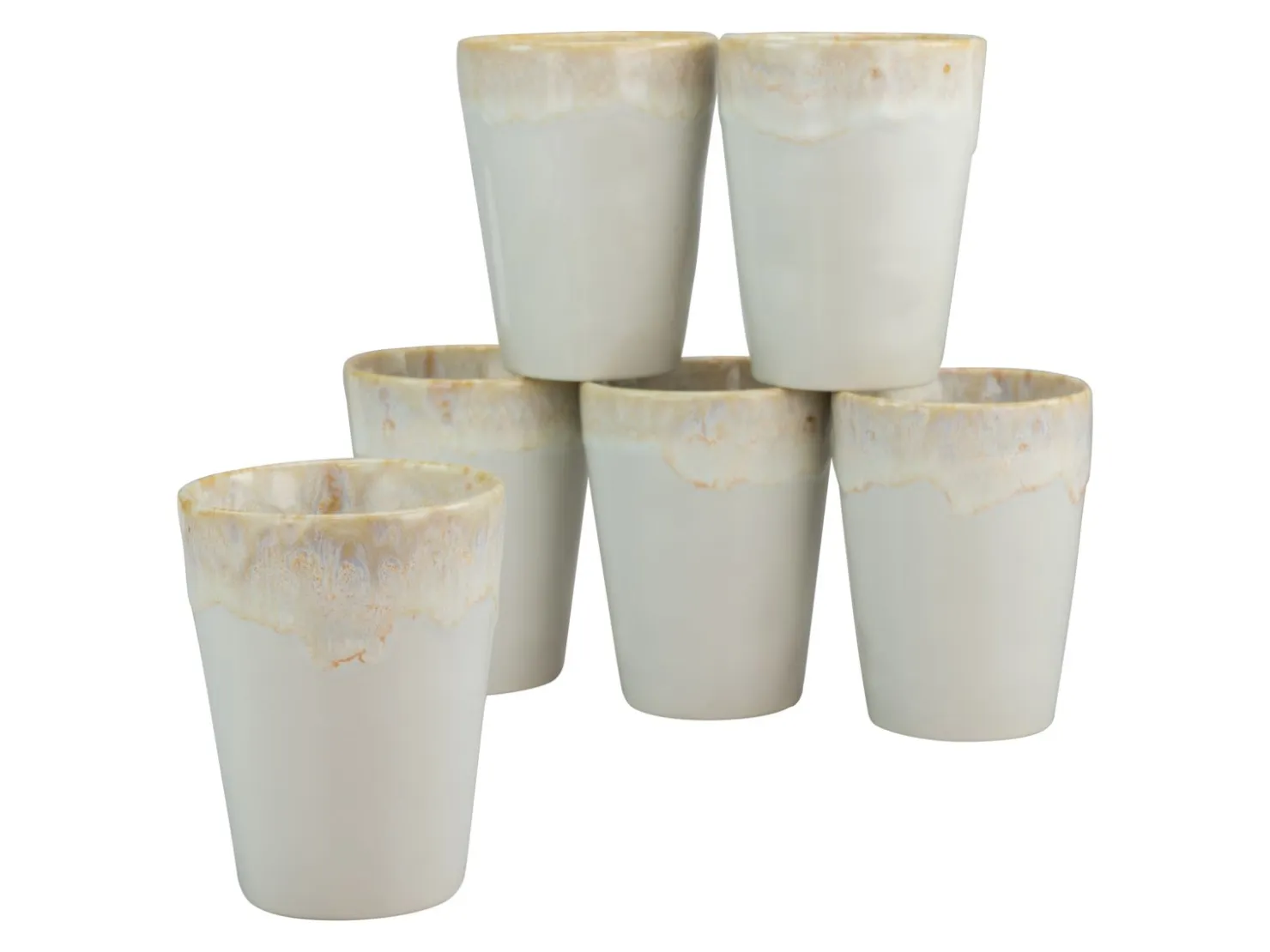 Creatable Becher & Tassen|Geschirrset|Grespresso - Kaffeebecher 6-tlg - Aqua