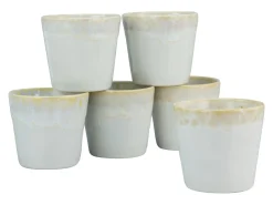Creatable Becher & Tassen|Geschirrset|Grespresso - Lungobecher 6-tlg - Weiss
