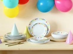 Creatable Geschirrset|Teller|Happy Birthday - Tellerset 12-tlg - Happy Birthday