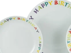 Creatable Geschirrset|Teller|Happy Birthday - Tellerset 12-tlg - Happy Birthday
