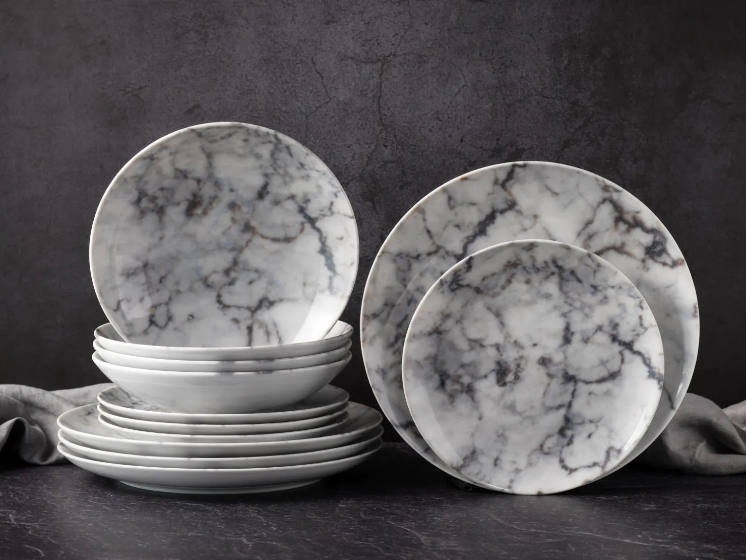 Creatable Geschirrset|Home - Tellerset 12-tlg - Shabby Chic