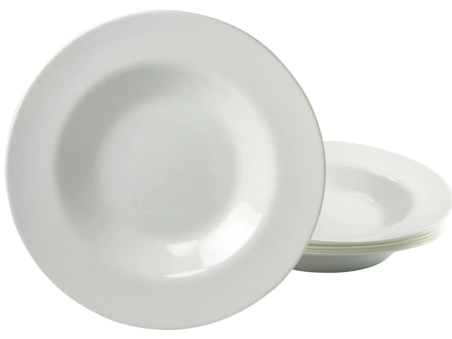 Creatable Teller|Italien Party - Pastateller 6-tlg - Weiss