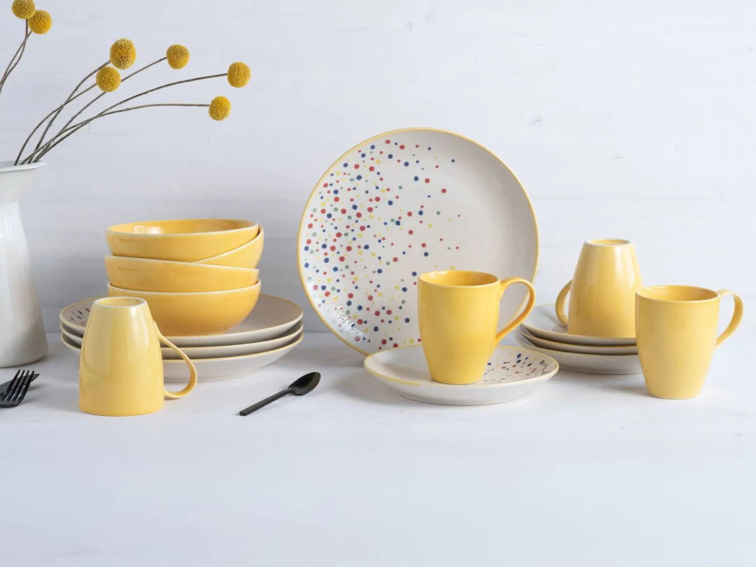 Creatable Geschirrset|Joy - Kombiservice 16-tlg - Blau