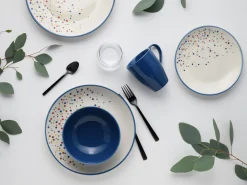 Creatable Geschirrset|Joy - Kombiservice 16-tlg - Blau