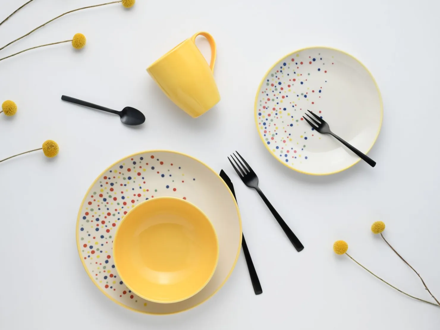 Creatable Geschirrset|Joy - Kombiservice 16-tlg - Blau
