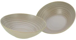 Creatable Geschirrset|Lava Stone - Salatschüssel 2-tlg - Schwarz