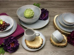 Creatable Geschirrset|Loft Stone - Kombiservice 16-tlg - Stein
