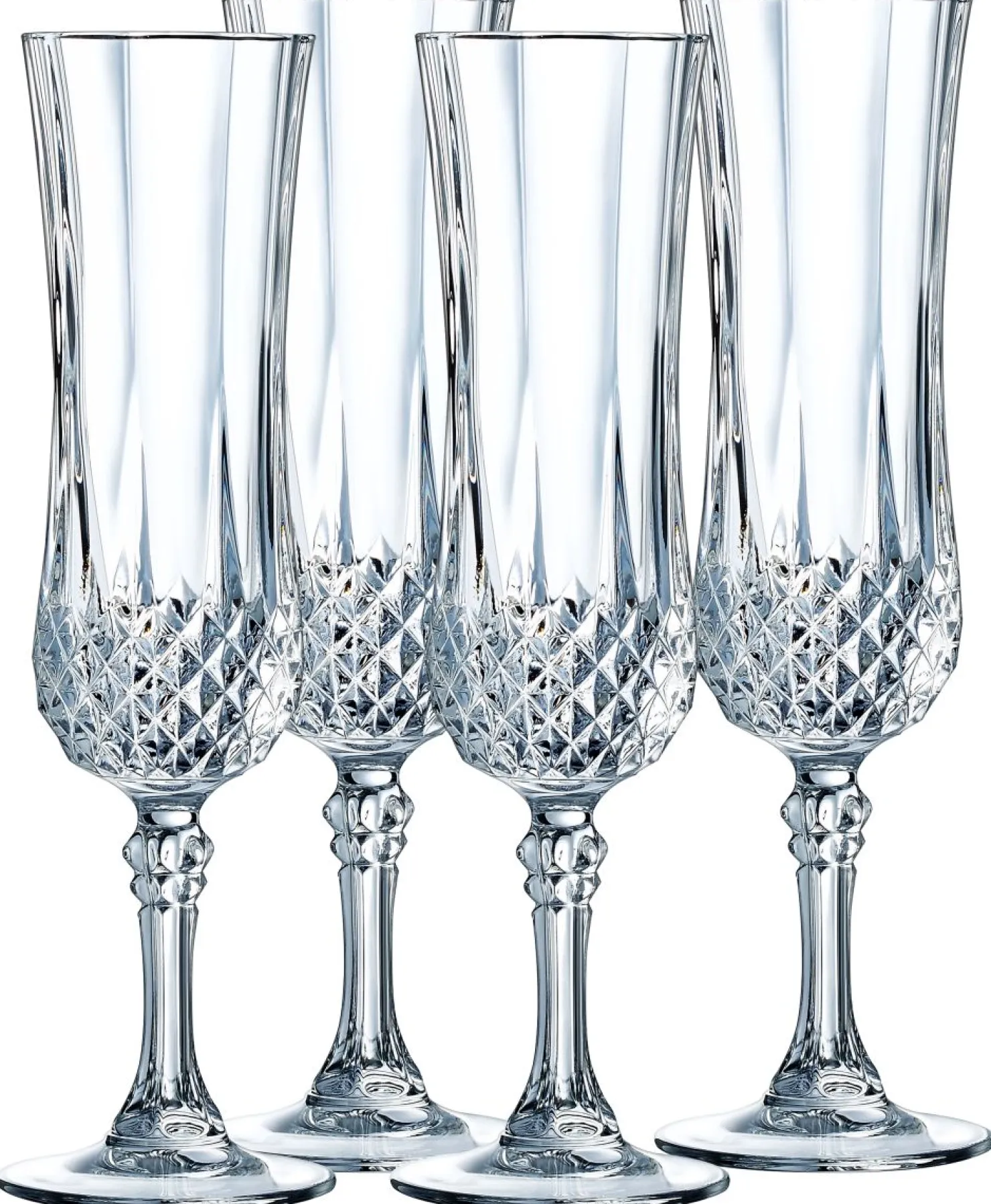 Creatable Sonstiges|Longchamp Eclat - Sektkelch 4-tlg - Transparent