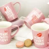 Creatable Becher & Tassen|Love Collection - Kaffeebecher 4-tlg - rosa