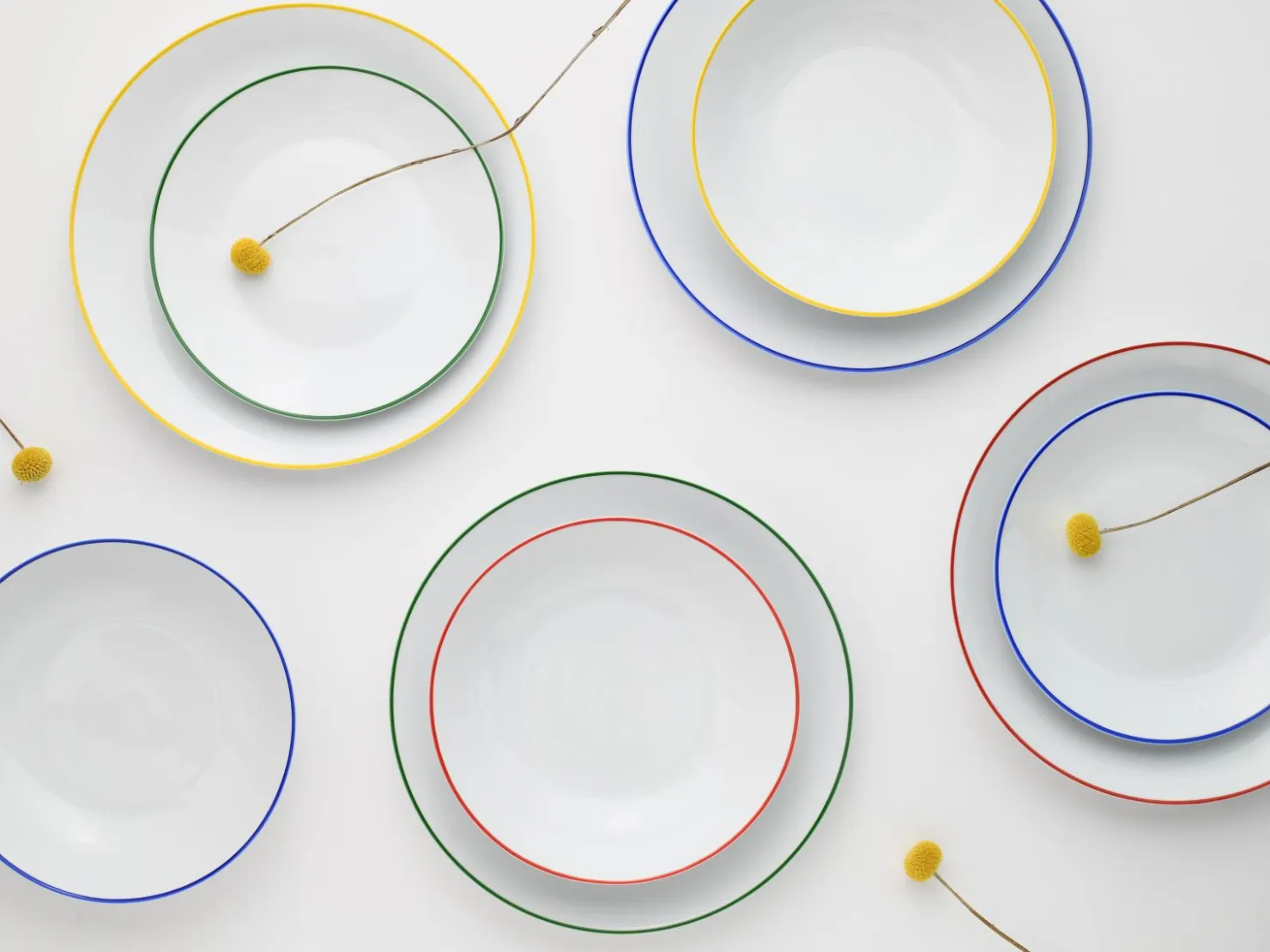 Creatable Geschirrset|Teller|Luna Color Line - Tellerset 12-tlg - Color Line