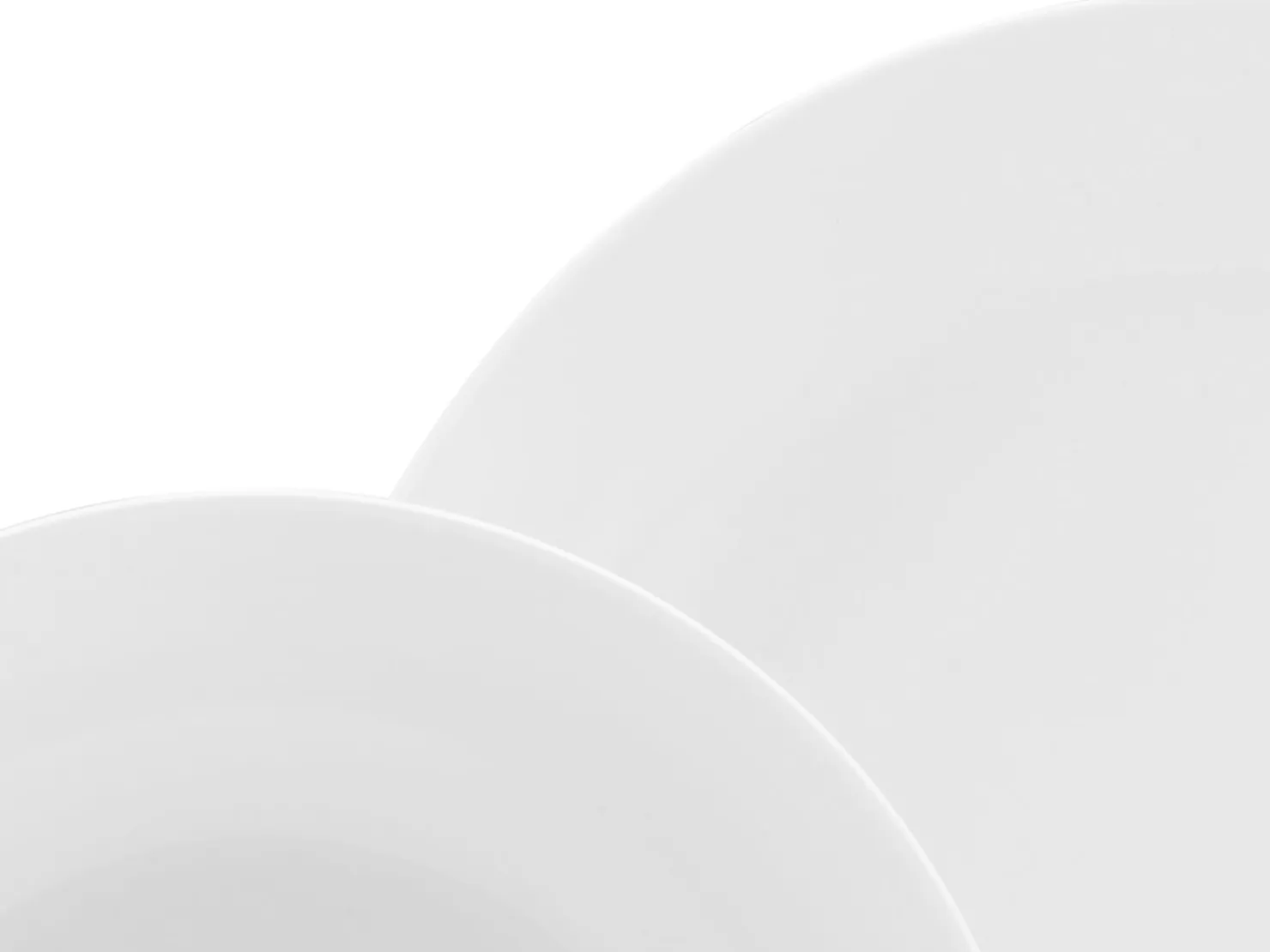 Creatable Becher & Tassen|Geschirrset|Luna - Kaffeebecher 6-tlg - Weiss