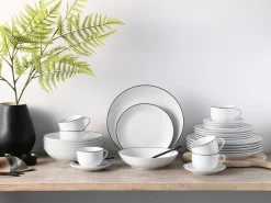Creatable Geschirrset|Luna - Kombiservice 30-tlg, Luna Color Line - Kombiservice 30-tlg, Luna Black Line - Kombiservice 30-tlg - Color Line