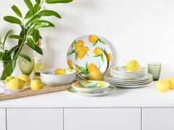 Creatable Geschirrset|Teller|Luna - Tellerset 18-tlg - Limoncello