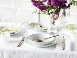 Creatable Geschirrset|Luna - Tellerset 18-tlg, Luna Black Line - Tellerset 18-tlg - Weiss