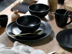 Creatable Geschirrset|Magic Black - Kombiset 8-tlg - Schwarz