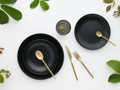 Creatable Geschirrset|Teller|Magic Black - Tellerset 12-tlg - Schwarz