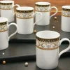 Creatable Geschirrset|Majestosa - Kaffeebecher 6-tlg - Schwarz