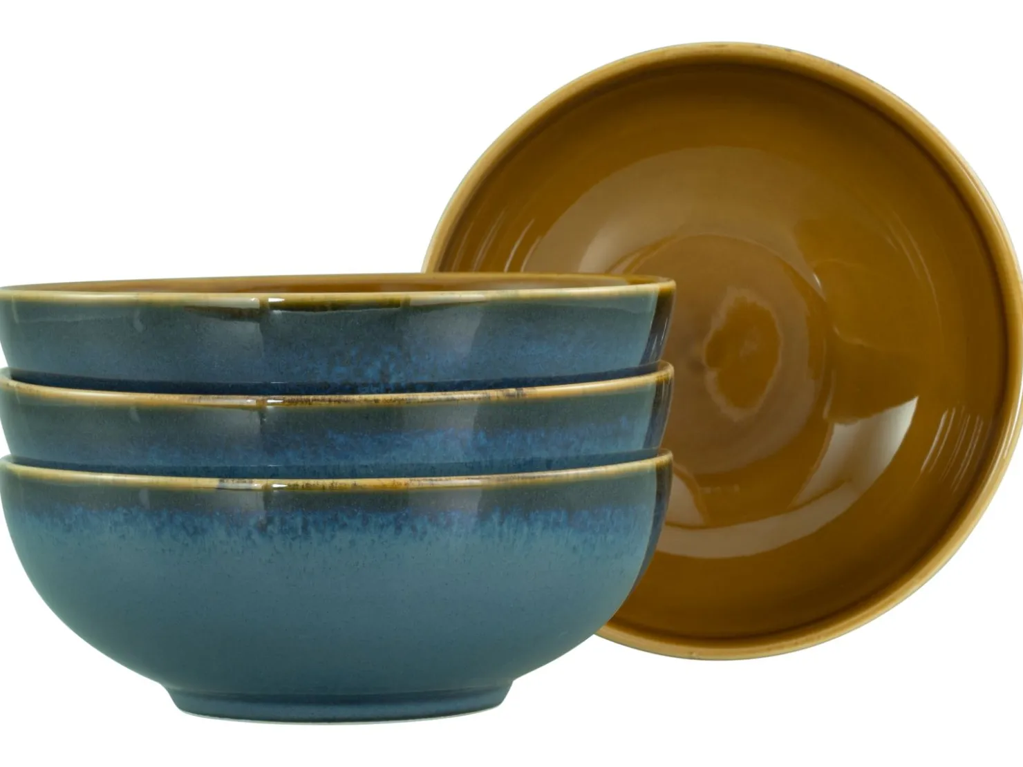 Creatable Bowls & Schüsseln|Geschirrset|Mallorca - Smoothie Bowl 4-tlg - Blau