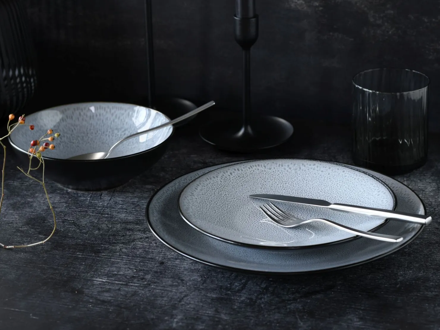 Creatable Geschirrset|Teller|Malmö - Tellerset 12-tlg - Frost