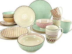 Creatable Geschirrset|Mandala - Kombiservice 16-tlg - bunt