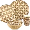 Creatable Geschirrset|Mandala - Single Set 4-tlg - bunt