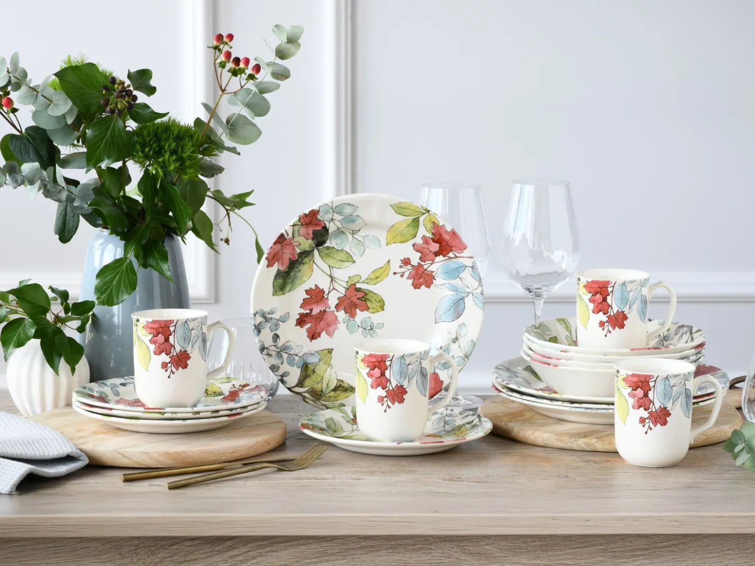 Creatable Geschirrset|Maple - Kombiservice 16-tlg - creme