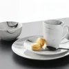 Creatable Geschirrset|Marmor - Kombiservice 16-tlg - Schwarz-Weiss