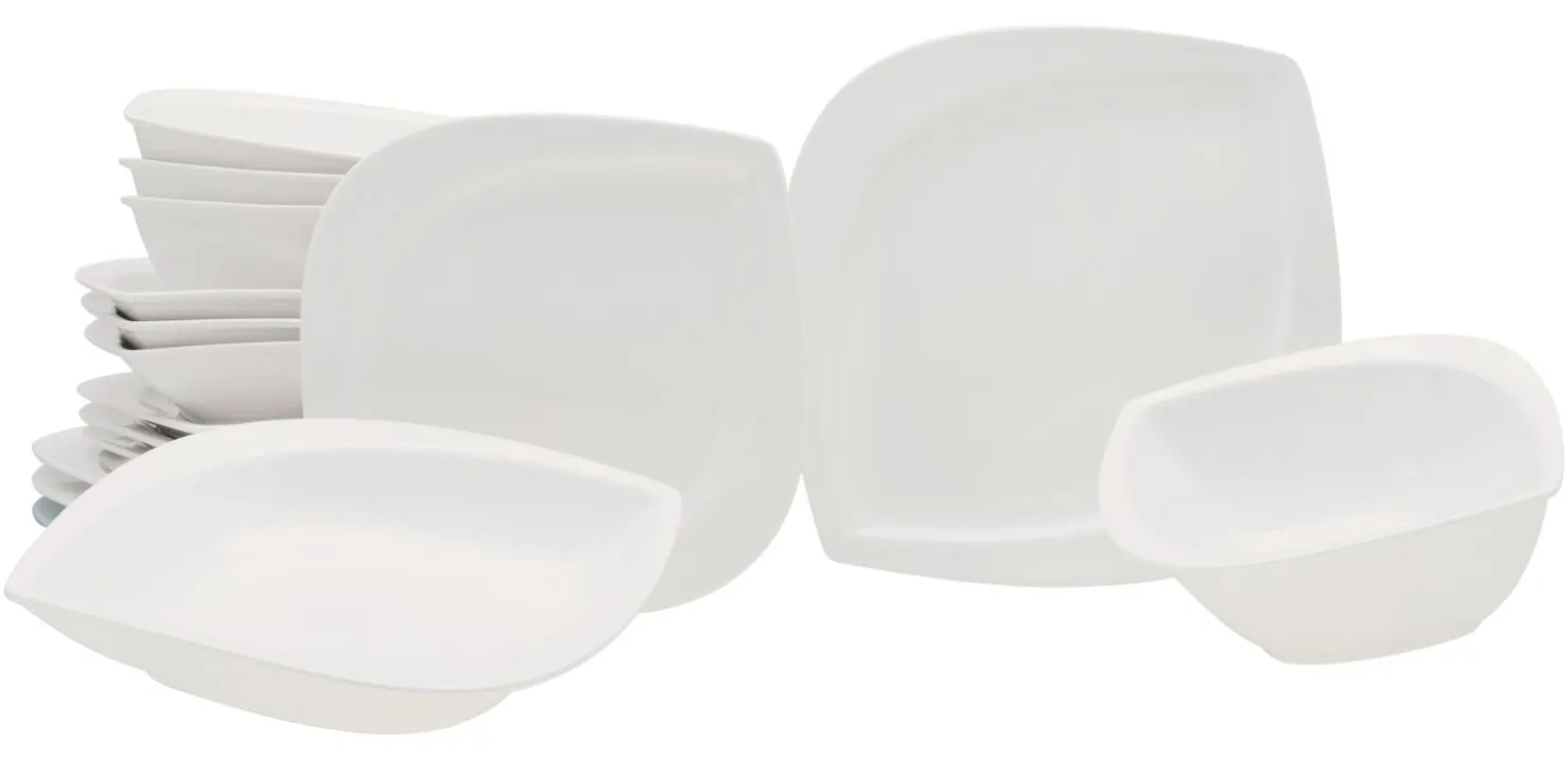 Creatable Geschirrset|Melbourne - Kombiservice 16-tlg - Creme