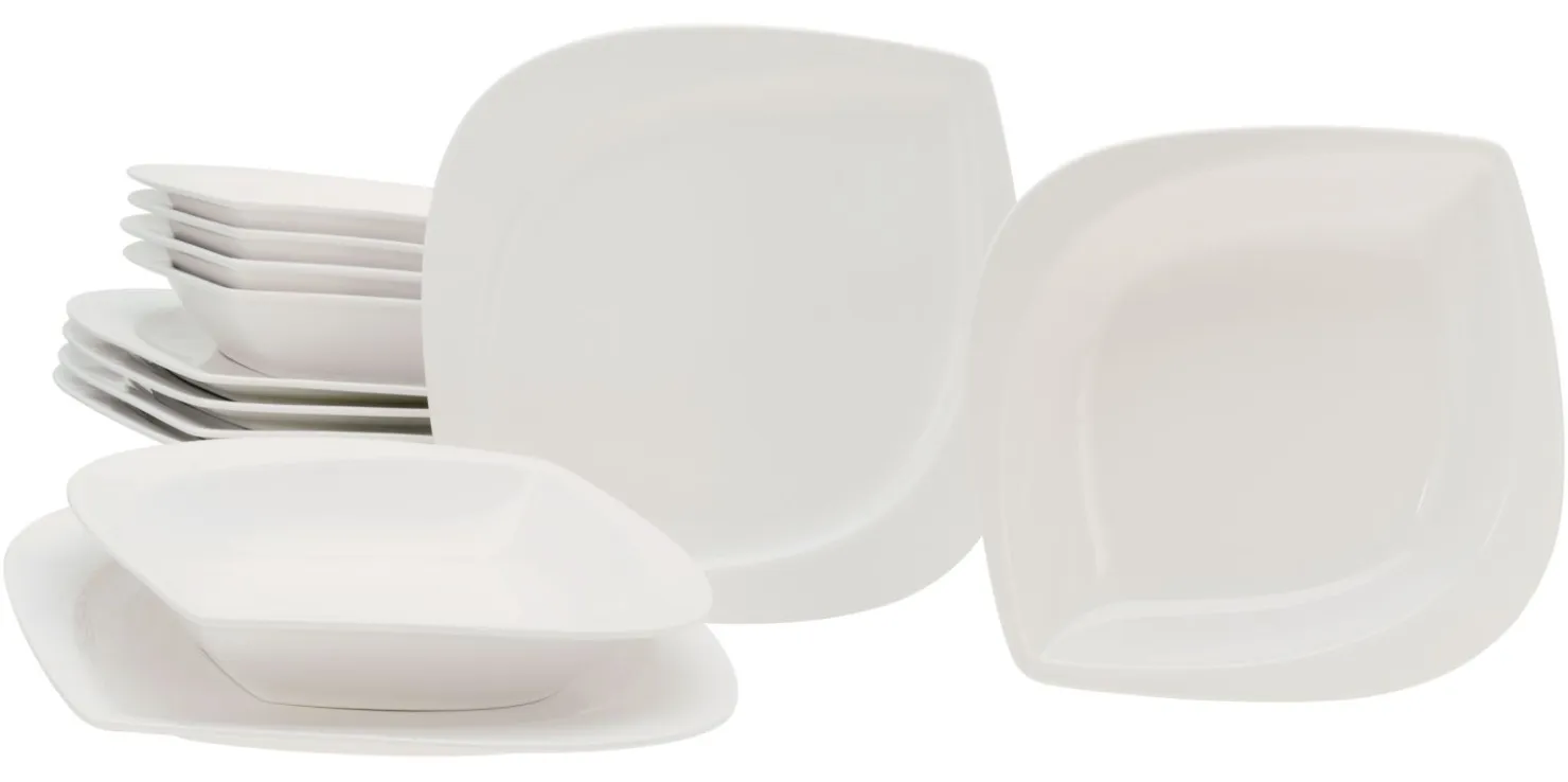 Creatable Geschirrset|Melbourne - Tafelservice 12-tlg - Creme