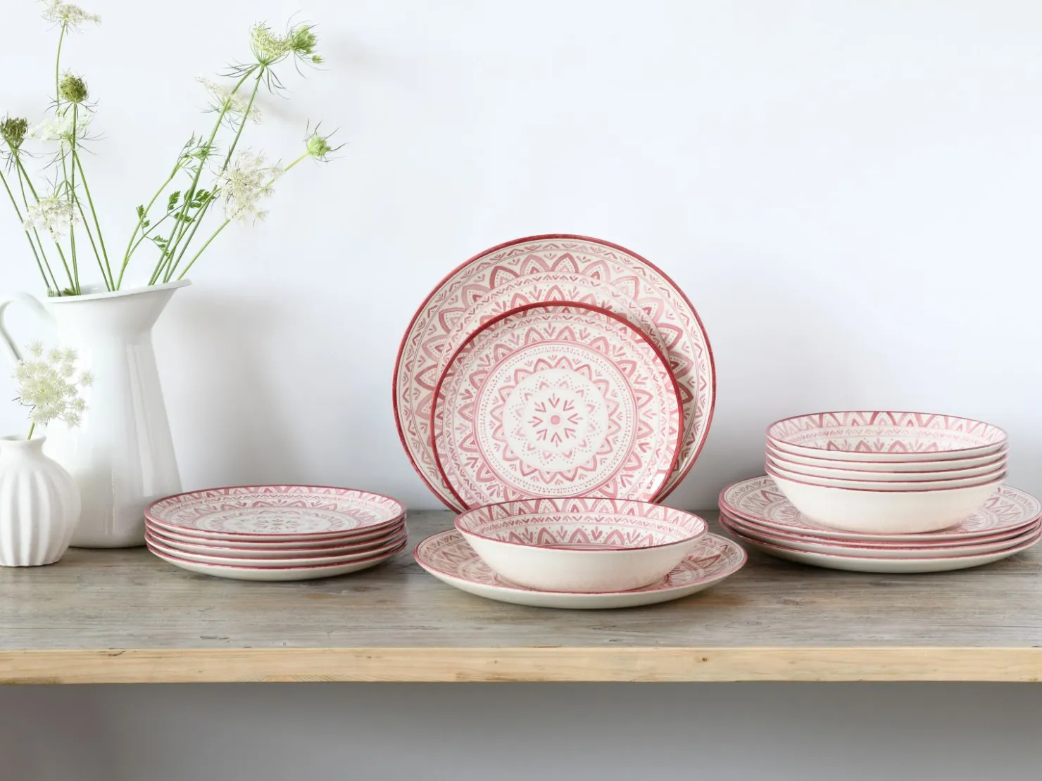 Creatable Geschirrset|Teller|Mexico - Tellerset 18-tlg - Rot