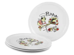Creatable Geschirrset|Teller|Milano - Pizzateller 4-tlg - Pizzabäcker