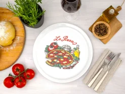 Creatable Geschirrset|Teller|Milano - Pizzateller 4-tlg - Pizzabäcker