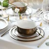 Creatable Geschirrset|Teller|Modern Industrial - Tellerset 12-tlg - Weiss - Gold