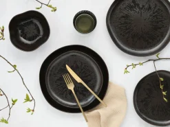 Creatable Geschirrset|Natura - Tellerset - Black