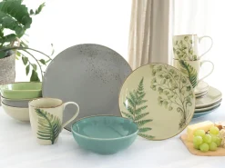 Creatable Geschirrset|Nature Botanica - Kombiservice 16-tlg - bunt