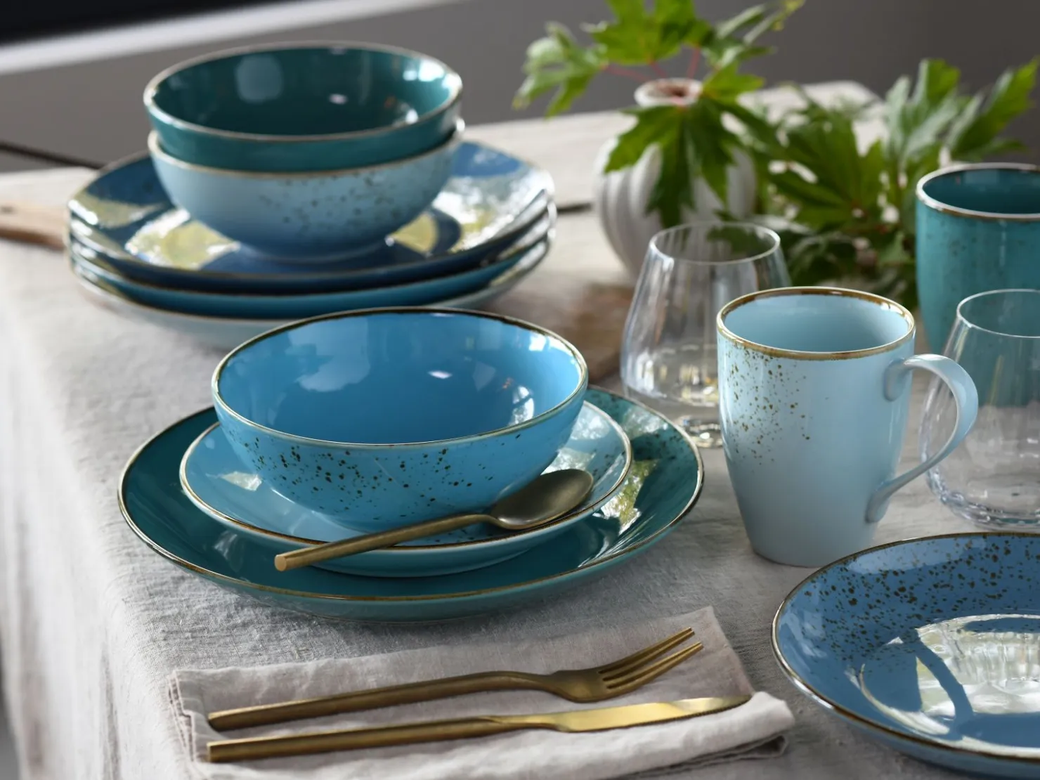 Creatable Bowls & Schüsseln|Geschirrset|Nature Collection - Bowl Set 12-tlg - bunt