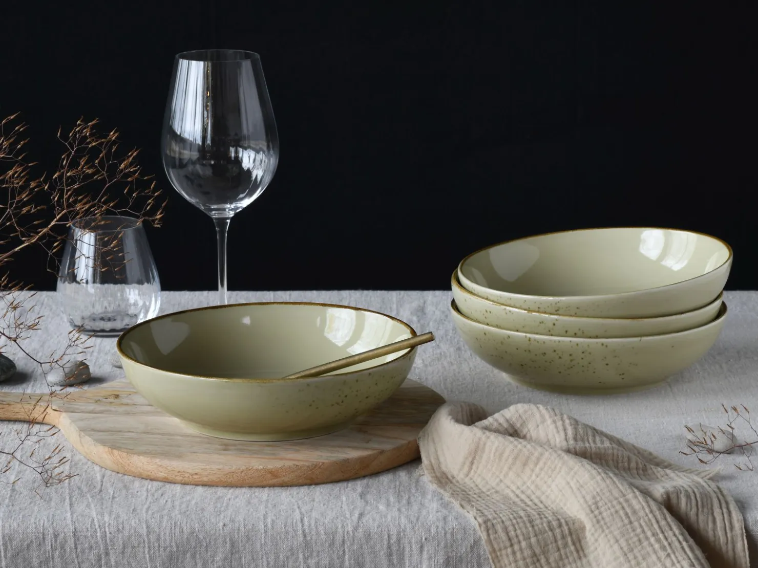 Creatable Bowls & Schüsseln|Geschirrset|Nature Collection - Poke Bowl 4-tlg - bunt