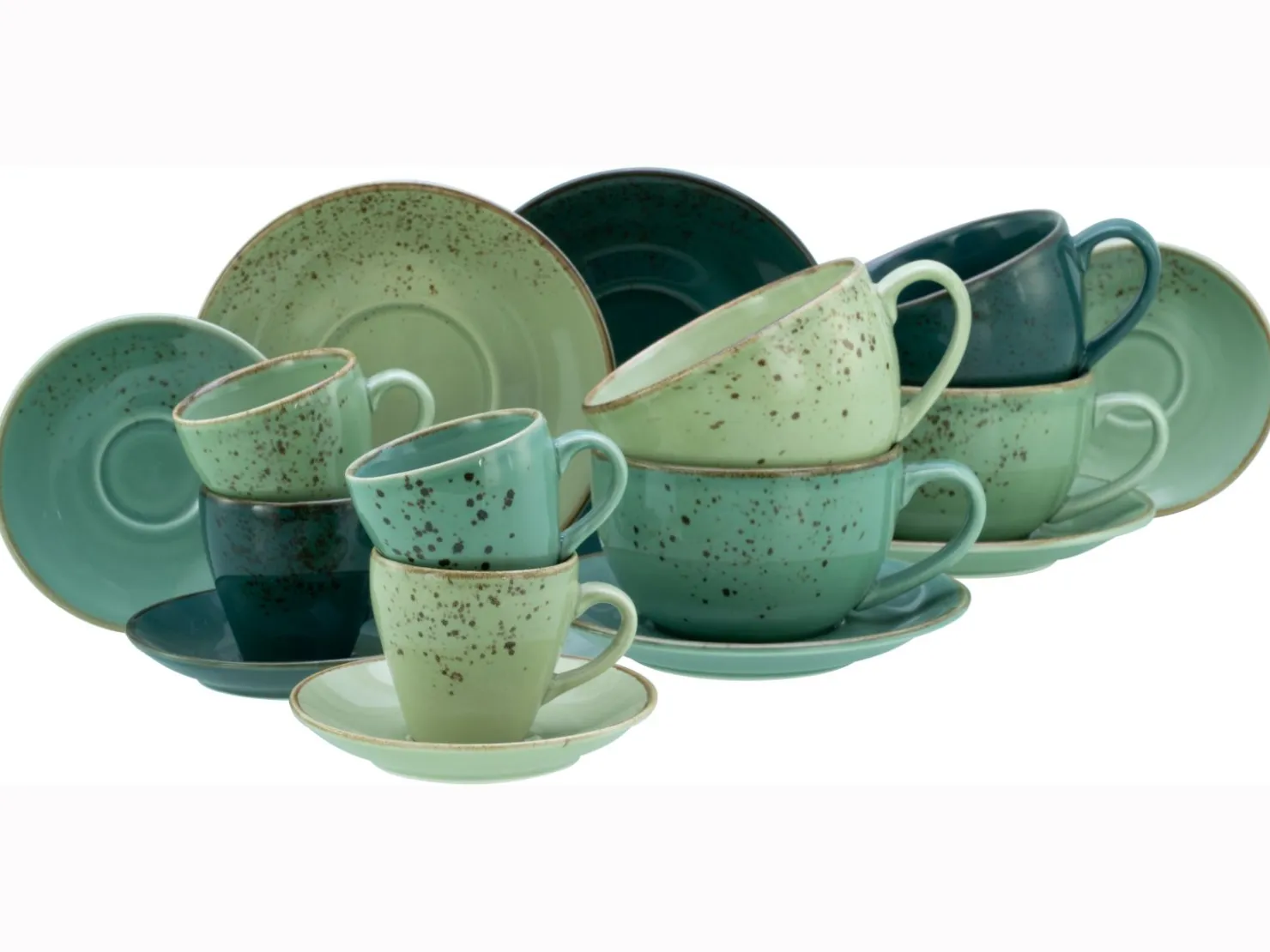 Creatable Geschirrset|Nature Collection - Tassen Set 16-tlg, Nature Collection - Tassen-Set 16-tlg - bunt