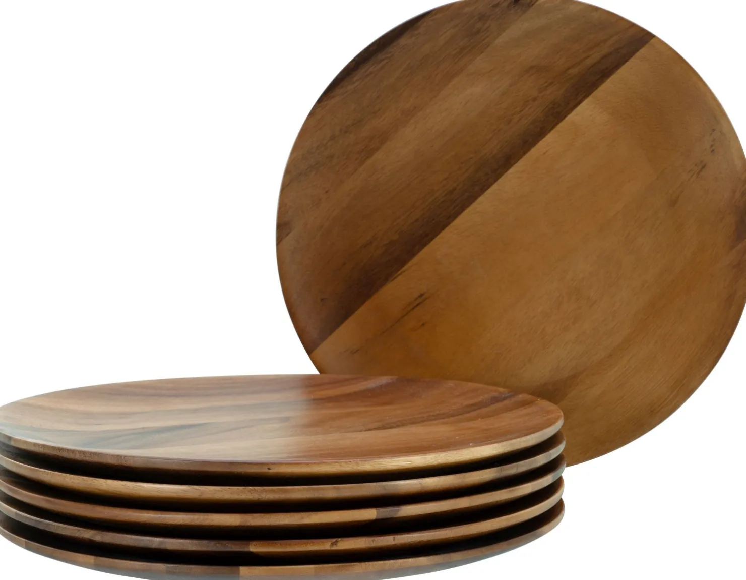 Creatable Teller|Nature Collection - Tellerset 6-tlg - Akazienholz