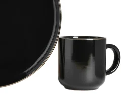 Creatable Geschirrset|Nordic Festive - Kombiservice 30-tlg - Schwarz