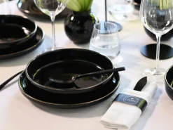 Creatable Geschirrset|Nordic Festive - Tafelservice 12-tlg - Schwarz