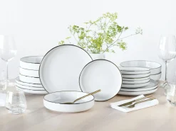 Creatable Geschirrset|Teller|Nordic Festive - Tellerset 18-tlg - Schwarz