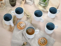 Creatable Becher & Tassen|Geschirrset|Nordic Fjord - Kaffeebecher 6-tlg - beige