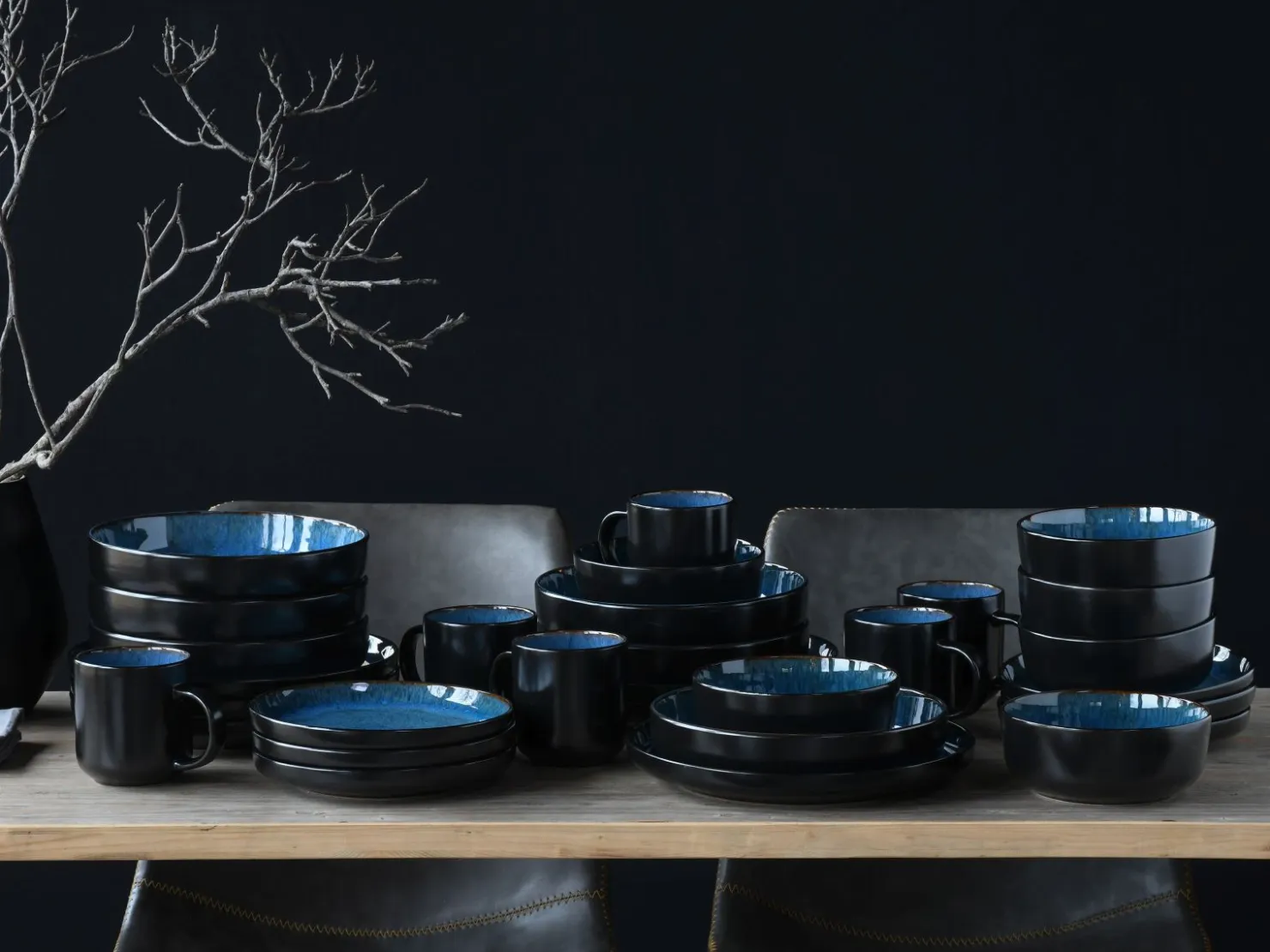 Creatable Geschirrset|Nordic Fjord - Kombiservice 30-tlg - beige