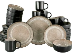 Creatable Geschirrset|Nordic Fjord - Kombiservice 30-tlg - beige