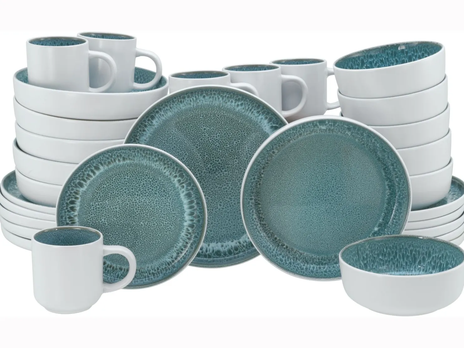 Creatable Geschirrset|Nordic Fjord - Kombiservice 30-tlg - beige
